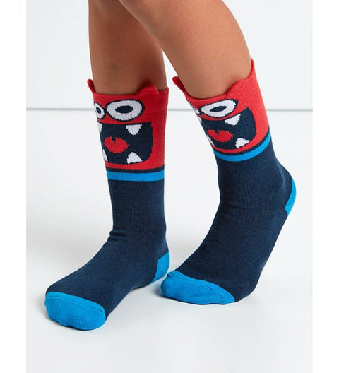 Deno Kids Boy's Orange/Navy  Pack of 2 Socks | Deno Kids  in Lebanon