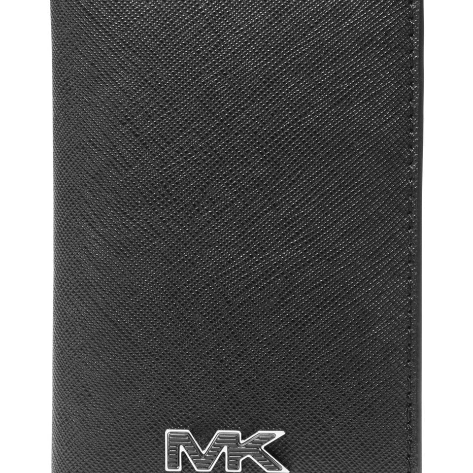 Michael Kors Mens Black Folding Logo Card Case
