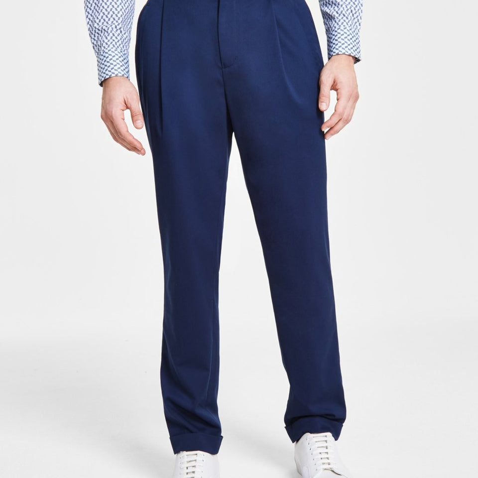Alfani Men's Multi Pleated Trousers