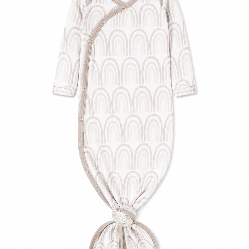 Copper Pearl Unisex Baby Bliss Knotted Sleeping Gown