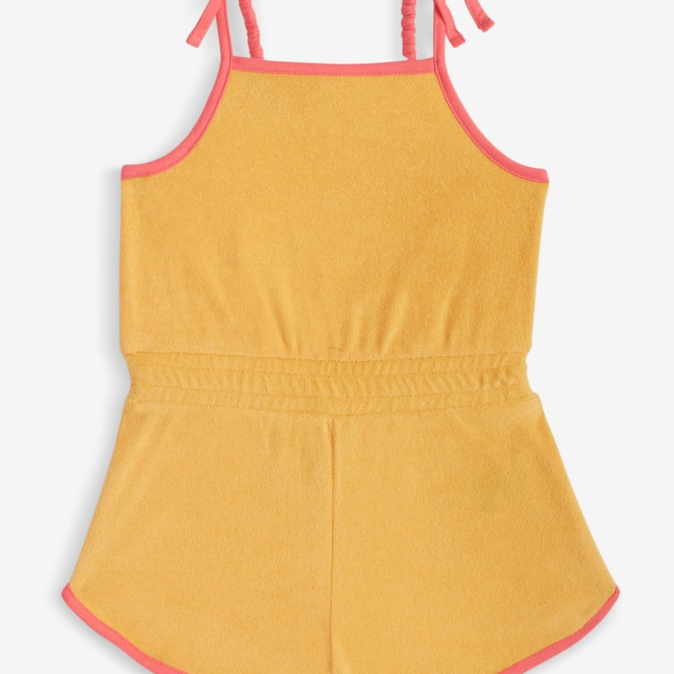 Epic Threads Toddler Girl's Orange My Marigol Towel Terry Romper