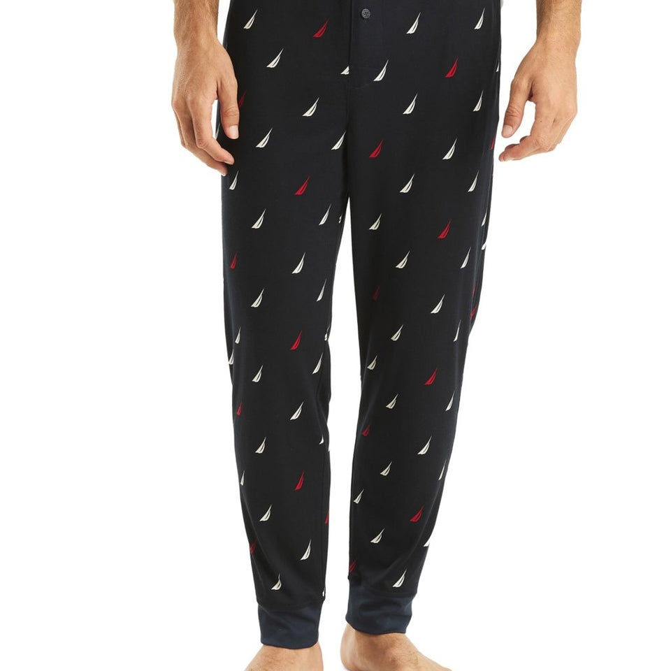 Nautica Men's Navy Classic-Fit Stretch Pajama Bottom