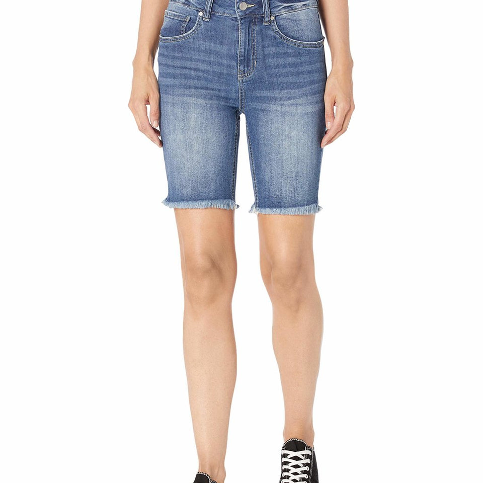 Dollhouse Women's Dark Blue Canary Isle Bermuda Shorts