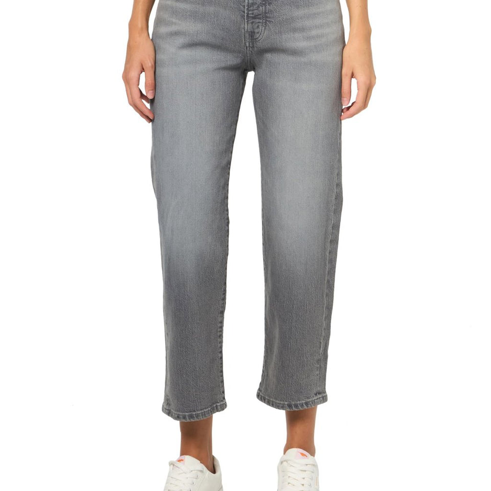 Lucky Brand Women's Veddar Wash 90s Loose Crop Jeans