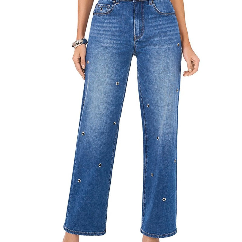 Vince Camuto Men's Blue Straight Leg Jeans