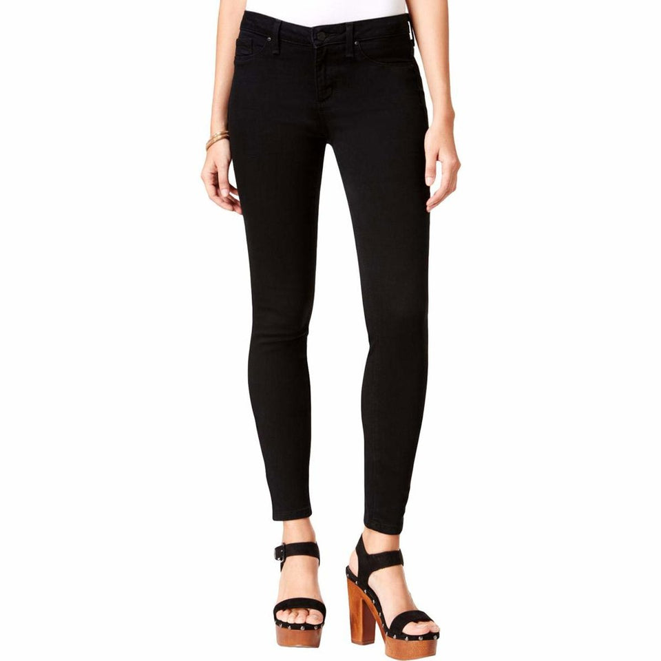 Jessica Simpson Women's Black Kiss Me Mid Rise Skinny Jeans