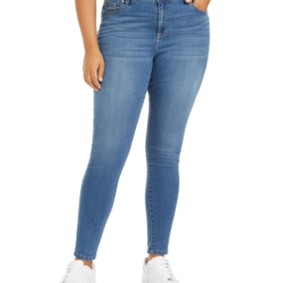Celebrity Pink Women's Blue Amaze Sculpted Skinny Jeans