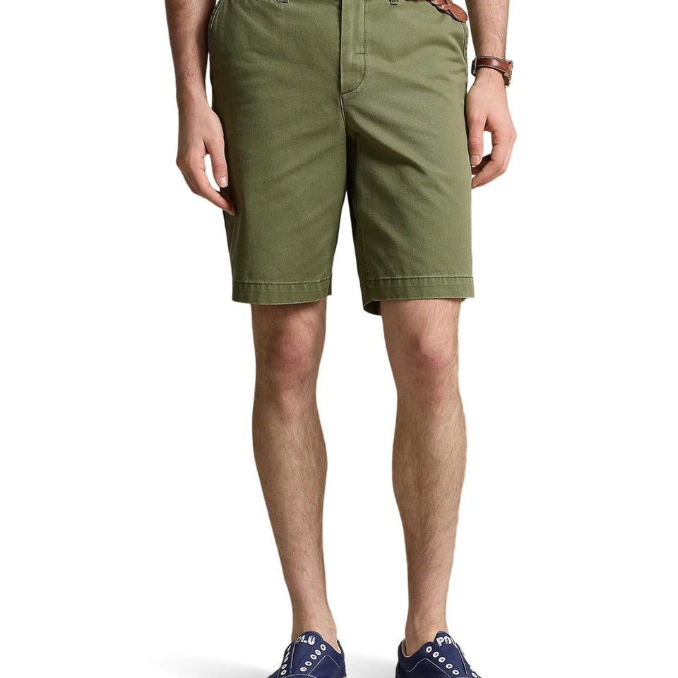 Polo Ralph Lauren Men's Washed Olive GreenRelaxed Fit Chino Shorts