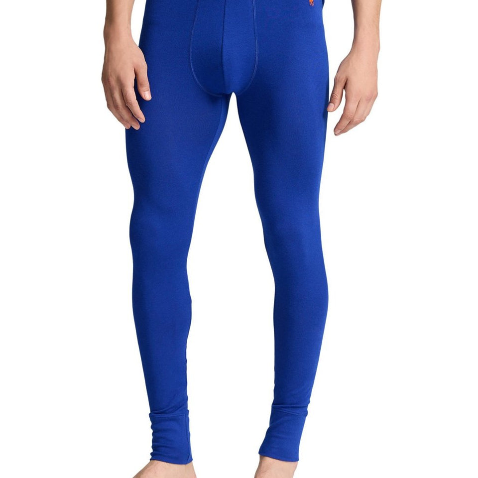 Polo Ralph Lauren Men's Royal Blue Perfect Pouch Base Layer Thermal Leggings 