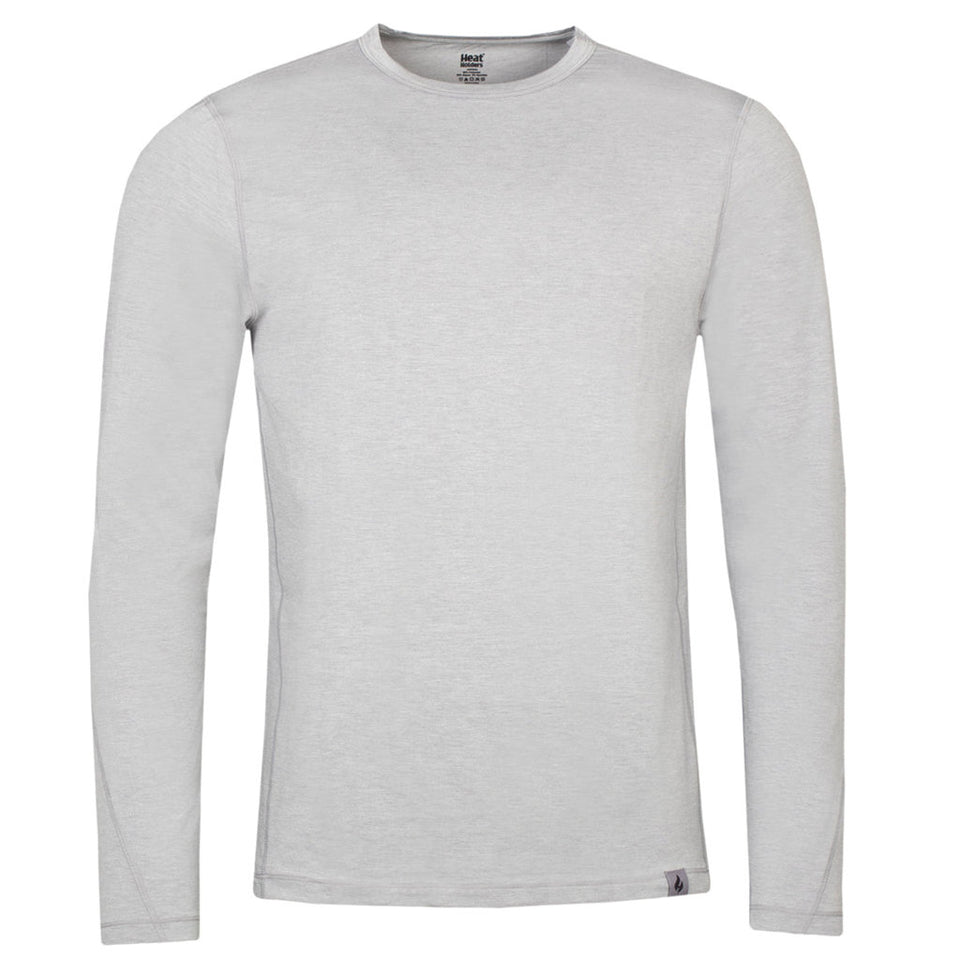 Heat Holders Men's Light Gray Ceramic Infused Baselayer Top