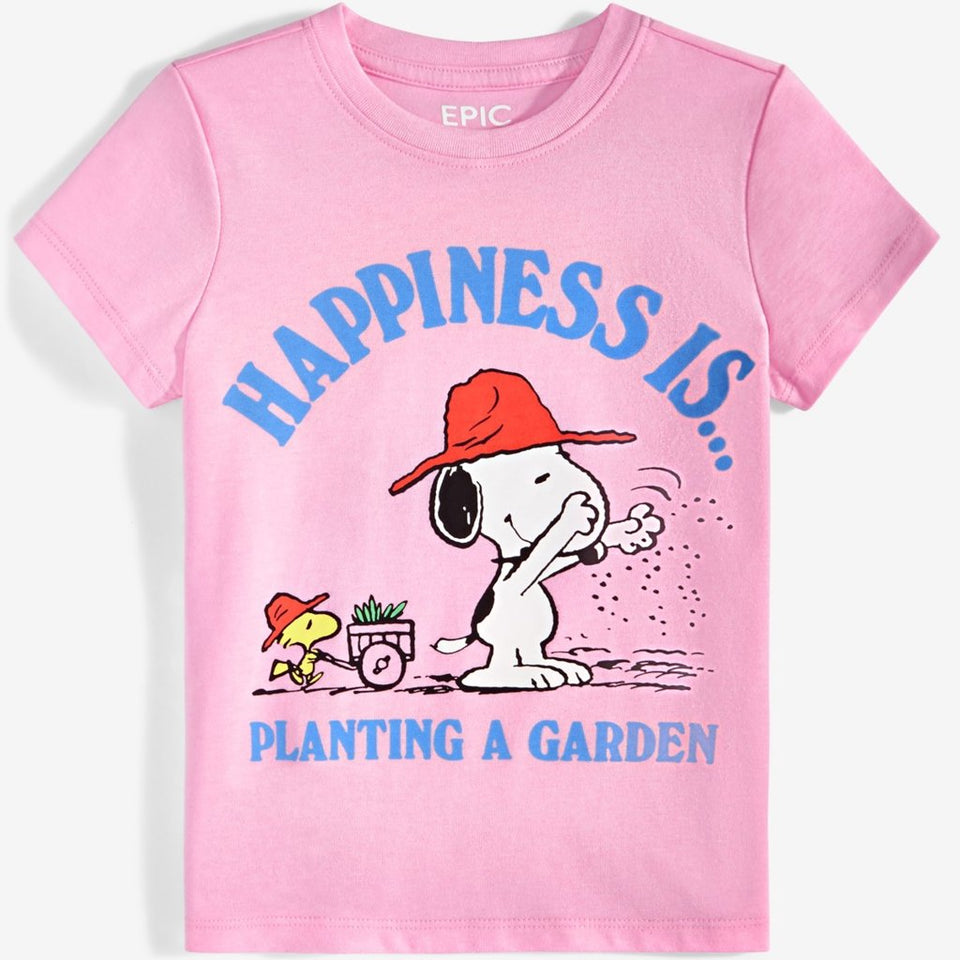 Epic Threads Girl's Bonbon Snoopy Garden Graphic T-Shirt