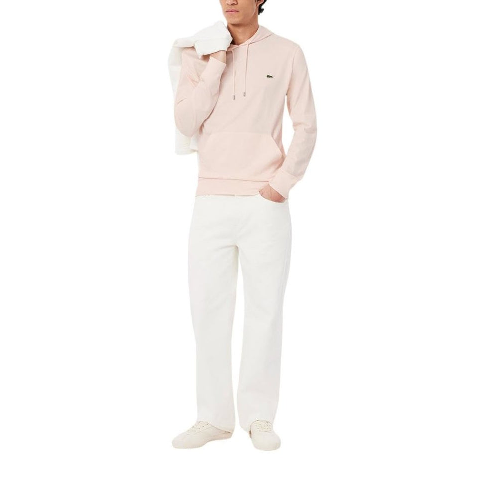Lacoste Men's Cornsilk Long Sleeved Hoodie