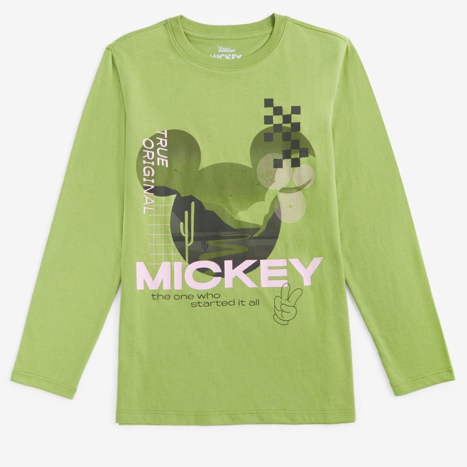 Epic Threads Boy's Medieval Blue Mickey Mouse Long-Sleeve Blouse