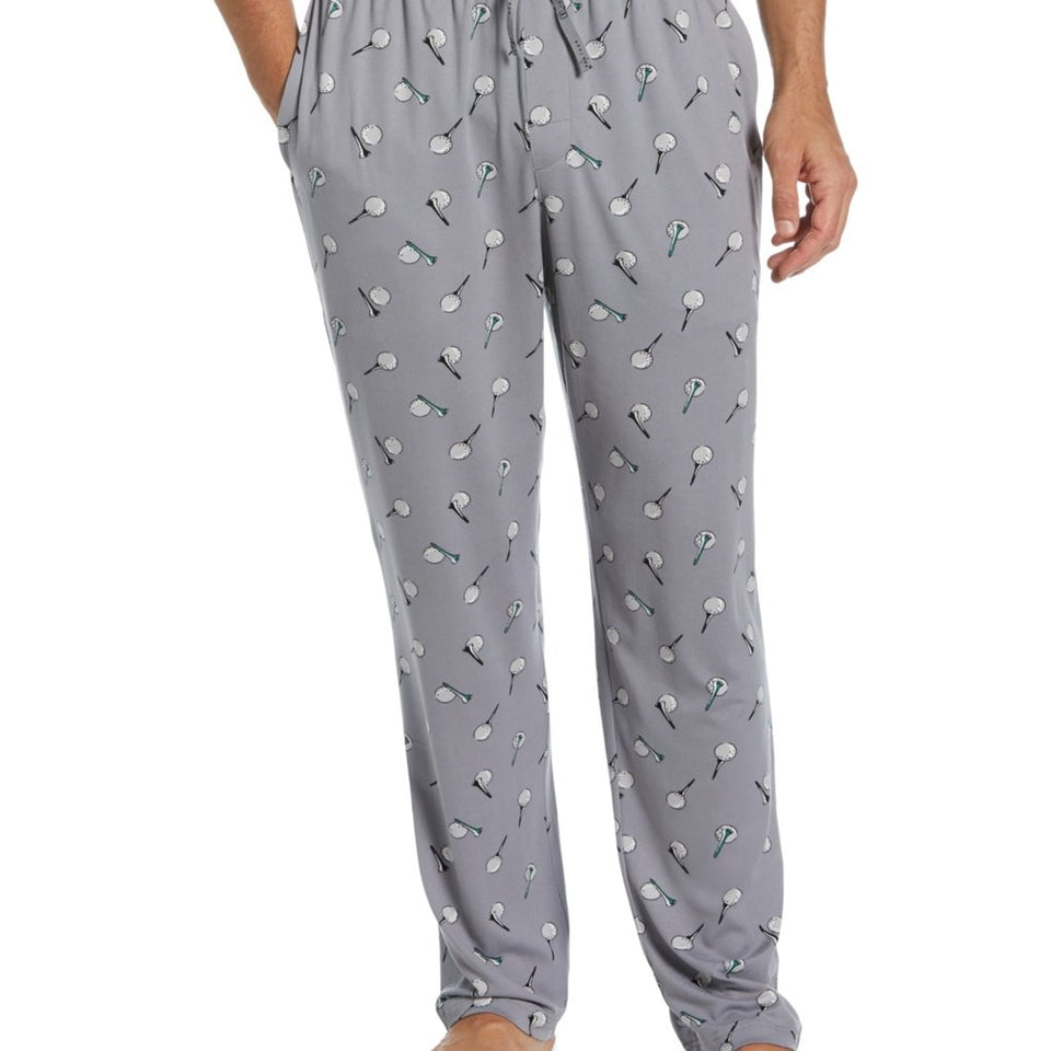 PGA Tour Men's Weathervan Deluxe Touch Knit Pajama Pants