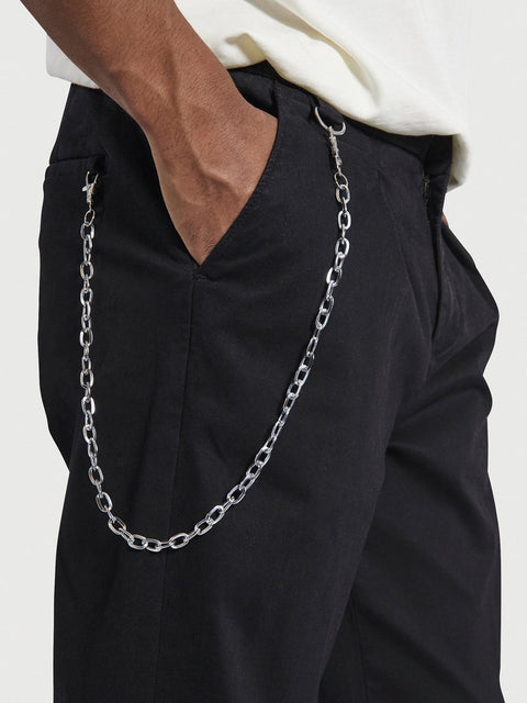 Redefined Rebel Men's Black Lee Cropped Pants | Redefined Rebel In Lebanon