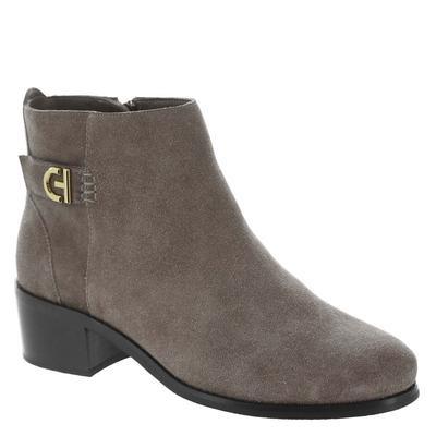 Cole Haan Holis Buckle Bootie - Womens 10 Grey Boot Medium