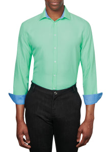 Calabrum Men's Mint Green Shirt ABF501(od37)