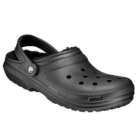 Crocs Women's Black Classic Lined Clog Slippers | Crocs In Lebanon