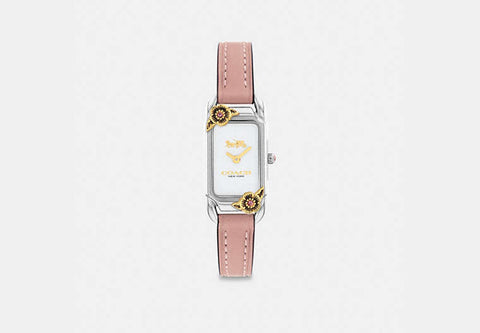 Coach Women's Pink Silver Tone Cadie Watch| Coach in Lebanon