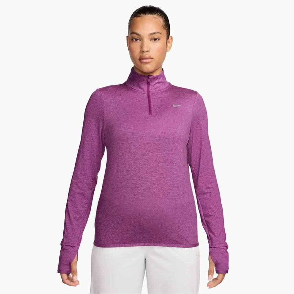 Nike Women's Dusty Purple Dri-Fit Swift Element Running Blouse | Nike In Lebanon