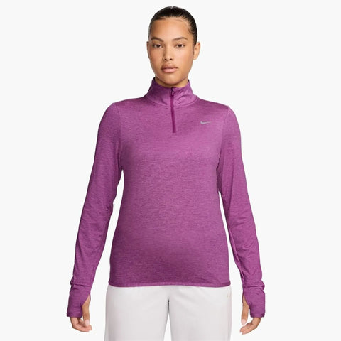 Nike Women's Dusty Purple Dri-Fit Swift Element Running Blouse | Nike In Lebanon