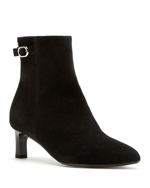 Arizona Suede Buckle Ankle Booties