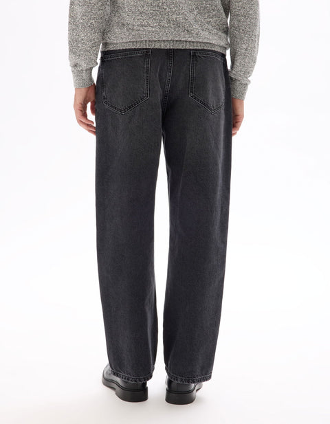 Celio Men's Dark Grey Bottom Baggy Jeans|Celio In Lebanon