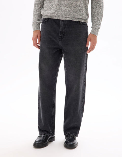 Celio Men's Dark Grey Bottom Baggy Jeans|Celio In Lebanon