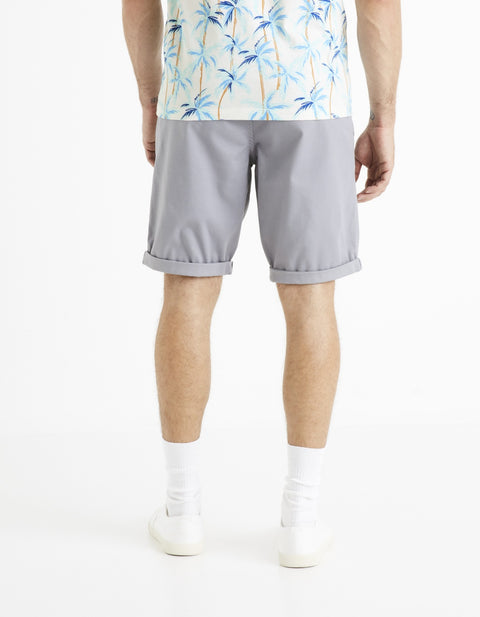Celio Men's Blue Sky Bochinobm Stretch Cotton Chino Shorts | Celio In Lebanon