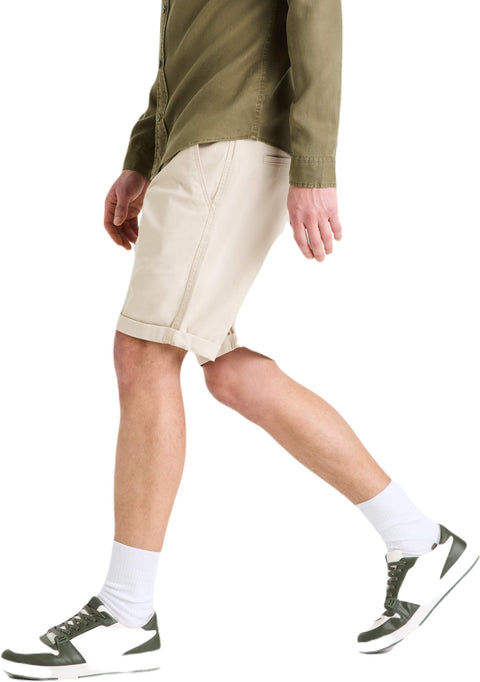 Celio Men's Beige Bochinobm Canvas Shorts | Celio In Lebanon