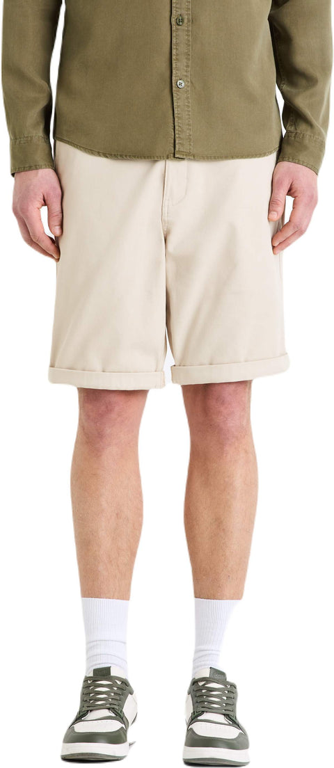 Celio Men's Beige Bochinobm Canvas Shorts | Celio In Lebanon