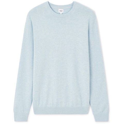Celio Men's Light Blue Plain Long Sleeve Blouses | Celio In Lebanon