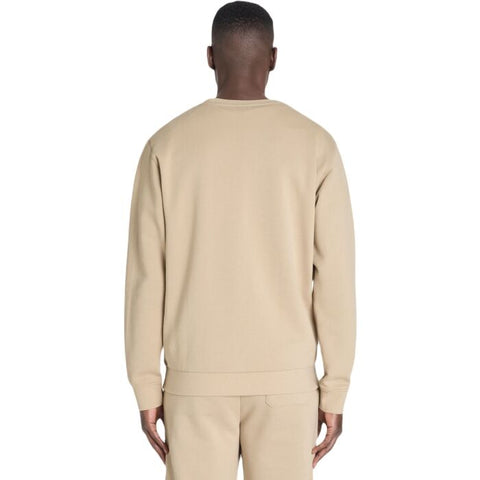 Celio Men's Light Beige Round Neckline Sweatshirt | Celio In Lebanon