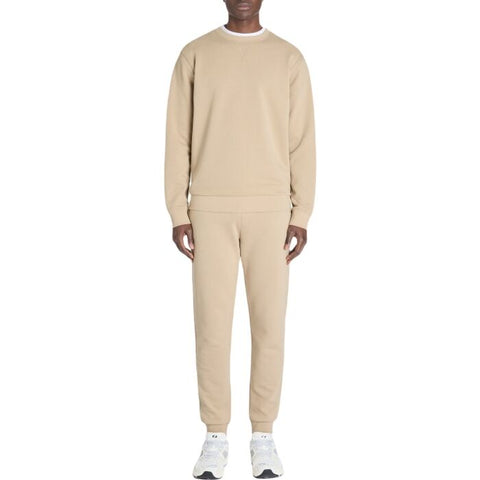 Celio Men's Light Beige Round Neckline Sweatshirt | Celio In Lebanon