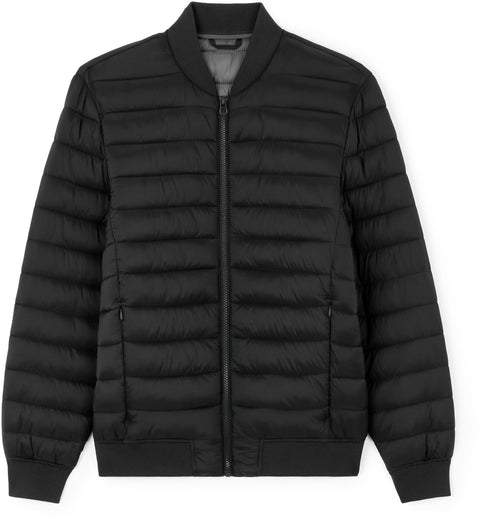 Celio Men's Black Striped Puffer Jacket|Celio In Lebanon