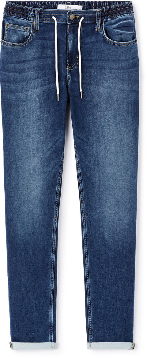 Celio Men's Blue Stone Soft & Comfort Super Denim Jeans | Celio In Lebanon