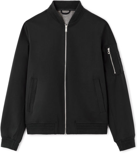 Celio Men's Black MA-1 Inspired Flight Bomber Jacket | Celio In Lebanon
