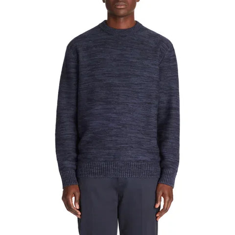 Celio Men's Navy Marled Crew Neck Sweater|Celio In Lebanon