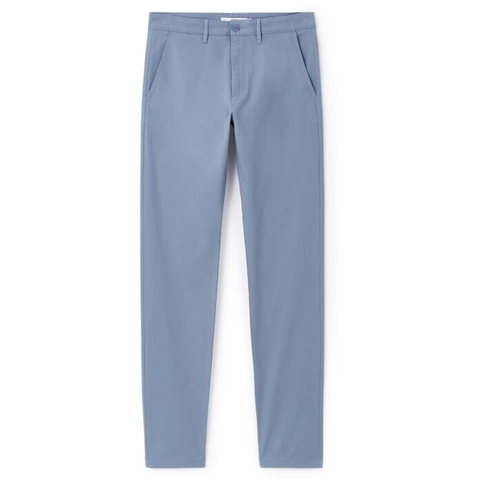 Celio Men's Light Blue Tocharles Trousers | Celio In Lebanon
