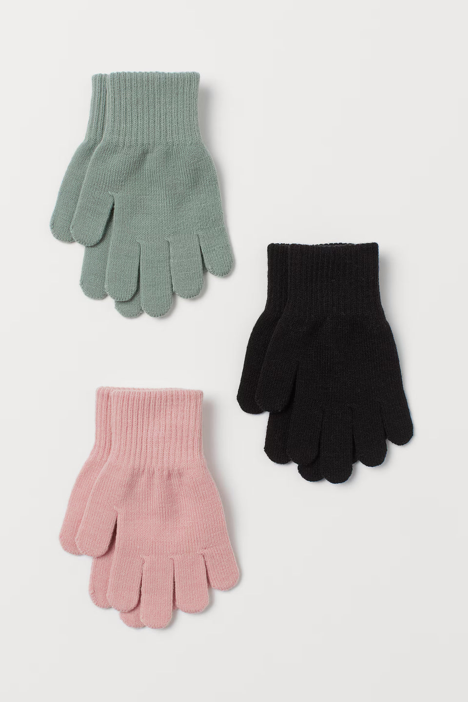 H&M Girl's Multicolor 3 Pack Gloves | H&M In Lebanon