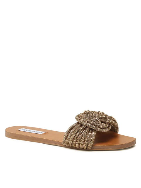 Steve Madden Women's Bronze Rhinestone Adore Slippers | Steve Madden In Lebanon