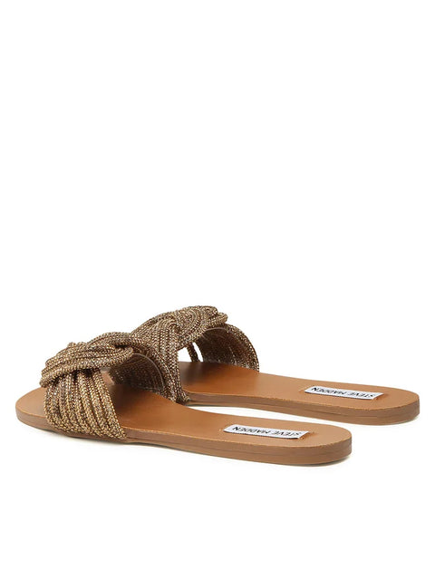 Steve Madden Women's Bronze Rhinestone Adore Slippers | Steve Madden In Lebanon