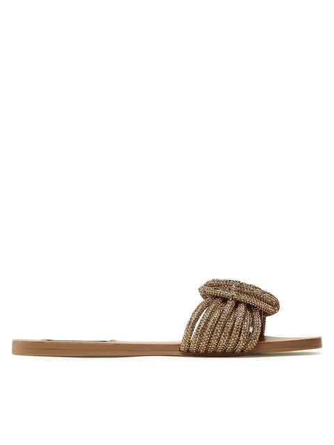 Steve Madden Women's Bronze Rhinestone Adore Slippers | Steve Madden In Lebanon
