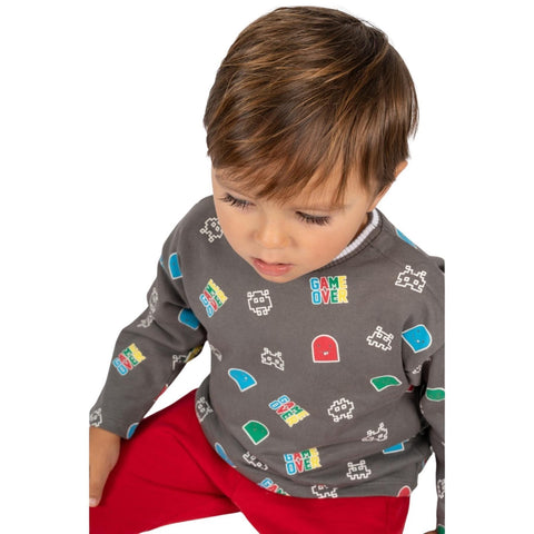 Charanga Baby Boy's Grey Sweatshirt 77537(fl240)