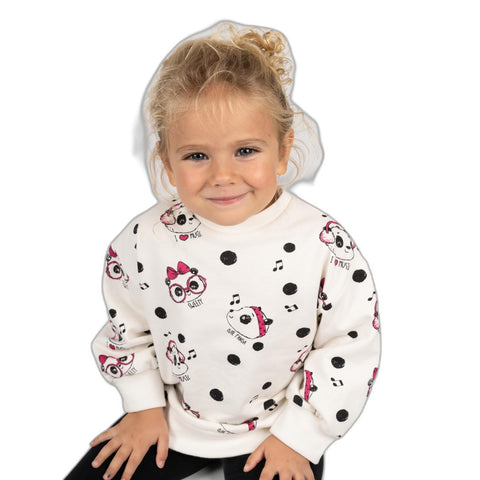 Charanga Baby Girl's Ecru Sweatshirt 77622