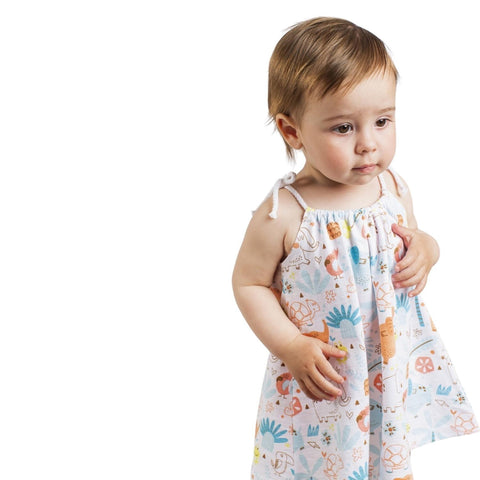 Charanga Baby Girl's  Multicolor Dress 78568 CR47 shr
