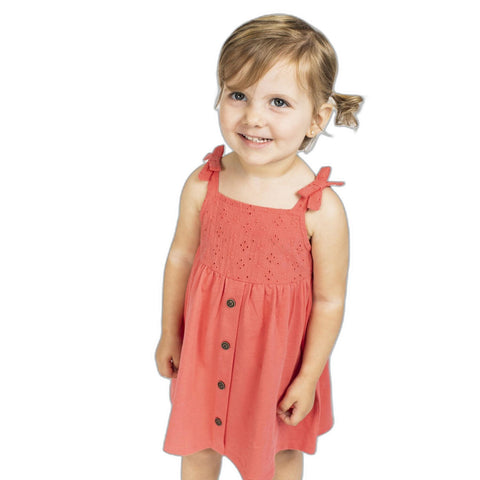 Charanga Baby Girl's Coral Dress 78569 CR36