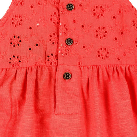 Charanga Baby Girl's Coral Dress 78569 CR36
