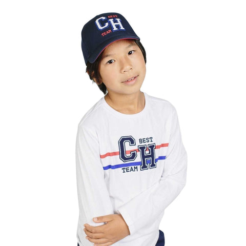 Charanga Boy's  White Sweatshirt 79143 (CR19,CR22) SHR