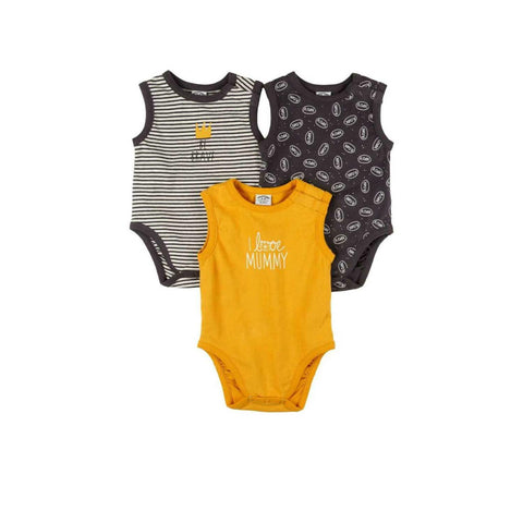 Charanga Baby Boy's Multicolor Bodysuit 3Pack 79218 CR73 shr